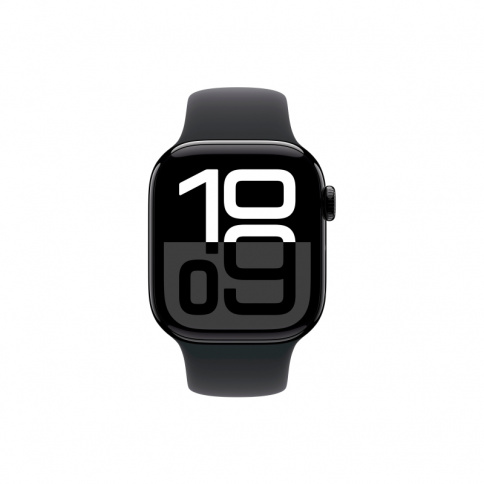 Apple Watch Series 10 GPS 42mm Jet Black Aluminum Case with Black Sport Band  фото 2