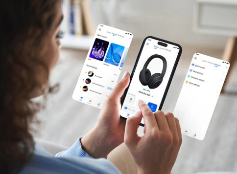 Беспроводные наушники Xiaomi HAYLOU S30 ANC Blue фото 8