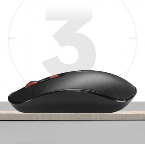 Мышь Xiaomi MIIIW Wireless Mouse Lite MW23M21 Black фото 4