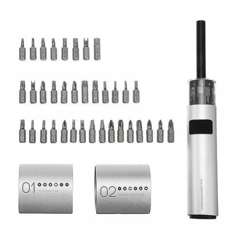 Электрическая отвертка Xiaomi Wowstick SD 36 in 1 Screwdriver Set Silver фото 3