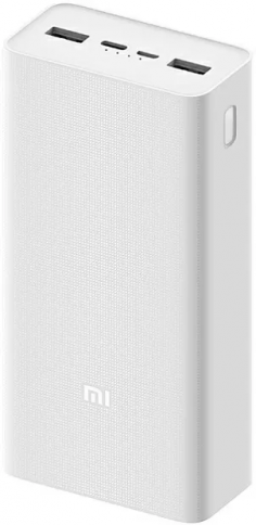 Портативный аккумулятор Xiaomi Mi Powerbank 3 30000mAh PB3018ZM White фото 2