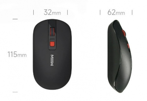 Мышь Xiaomi MIIIW Wireless Mouse Lite MW23M21 Black фото 3