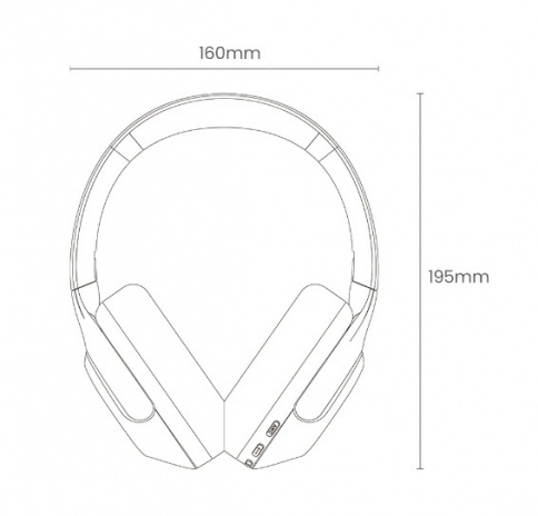 Беспроводные наушники Xiaomi HAYLOU S30 ANC Blue фото 10