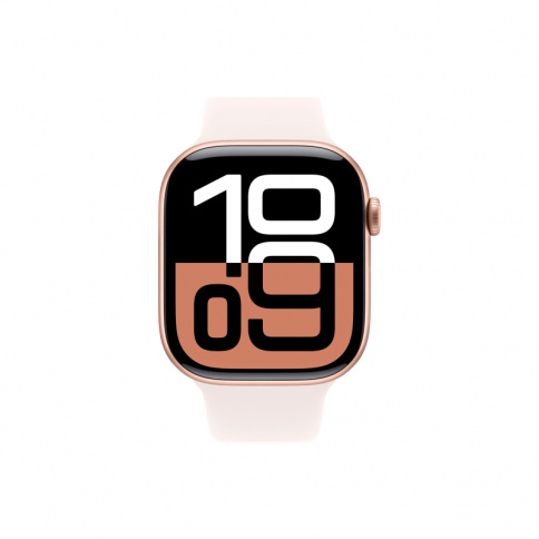 Apple Watch Series 10 GPS 46mm Rose Gold Aluminum Case with Light Blush Sport Band - M/L фото 2