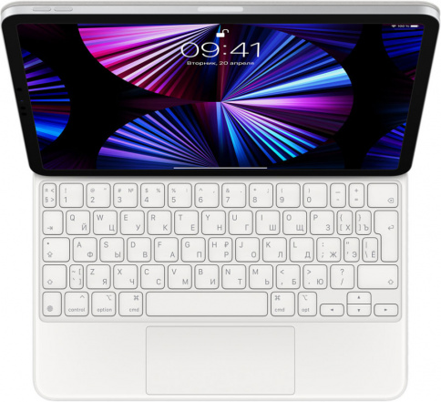 Apple Magic Keyboard for iPad Pro 11 2024 (White) фото 1